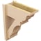 Ekena Millwork 7 1/2-in W x 16-in D x 20-in H Balboa Trad Rough Cedar Woodgrain TimberThane Outlooker, Primed Tan OUTUR075X16X20BOA04RCPR - alternate 5
